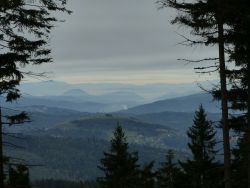 Panorama Beskidu Śląskiego.