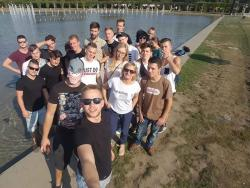 IV AT wraz z opiekunami w interaktywnym Centrum Nauki O Wodzie - Hydropolis.
