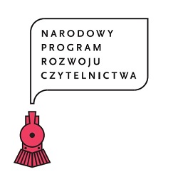Lokomotywa z dymkiem logo narodowego programu rozwoju czytelnictwa