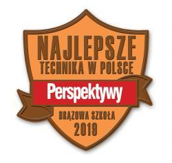 Zdjęcie przedstawia Brązową Tarczę - najlepsze technika w Polsce
