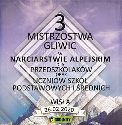 plakat zawody narciarskie