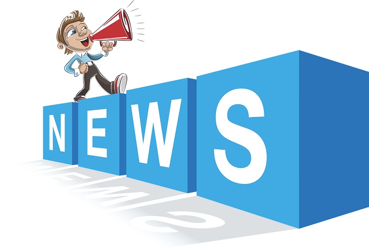 klocki z napisem news