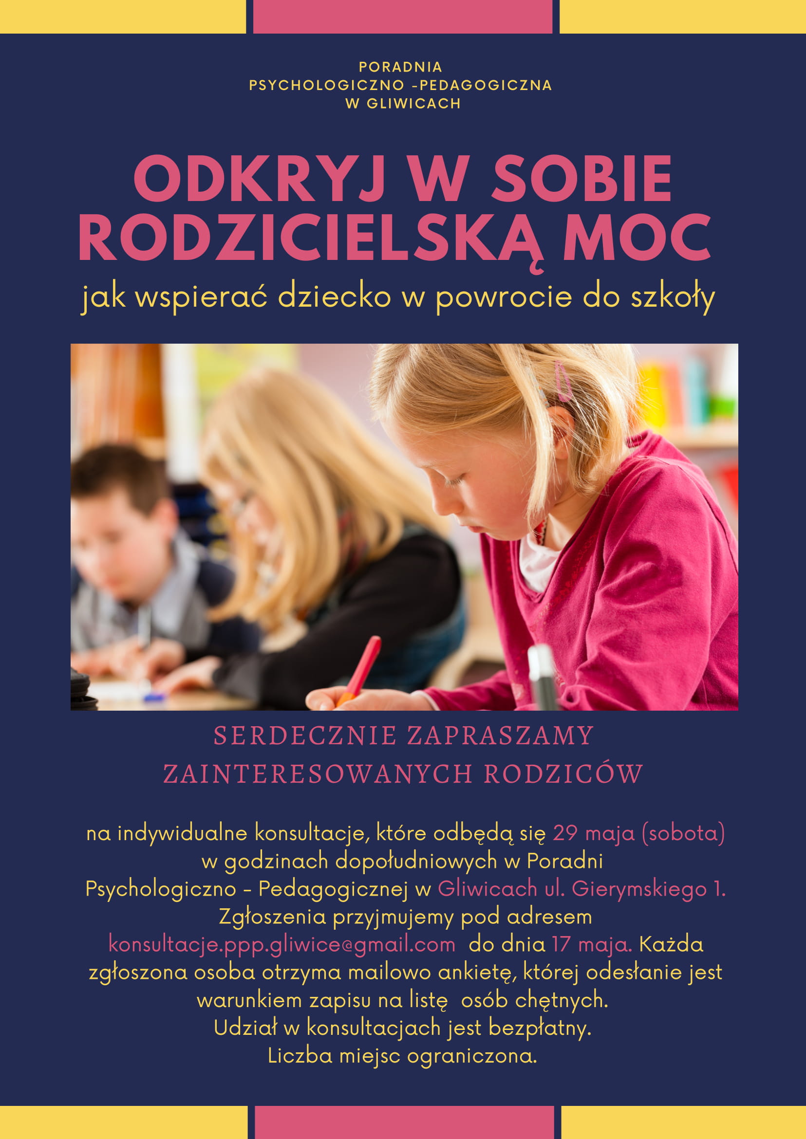 plakat z dziewczynką