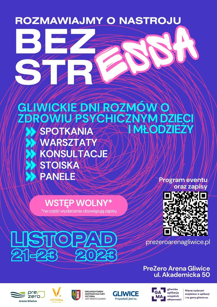 plakat Gliwickich dni rozmów o zdrowiu psychicznym