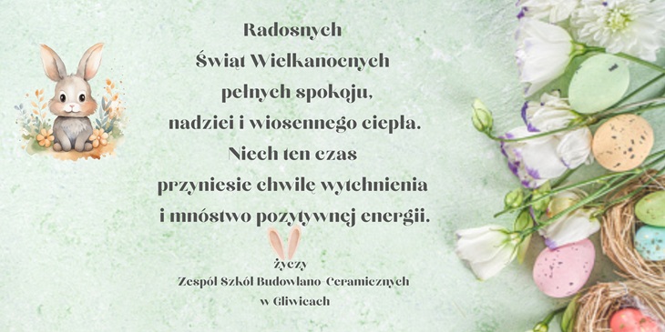 Tło w z kwiatami i pisankami, życzenia świąteczne z okazji Wielkanocy